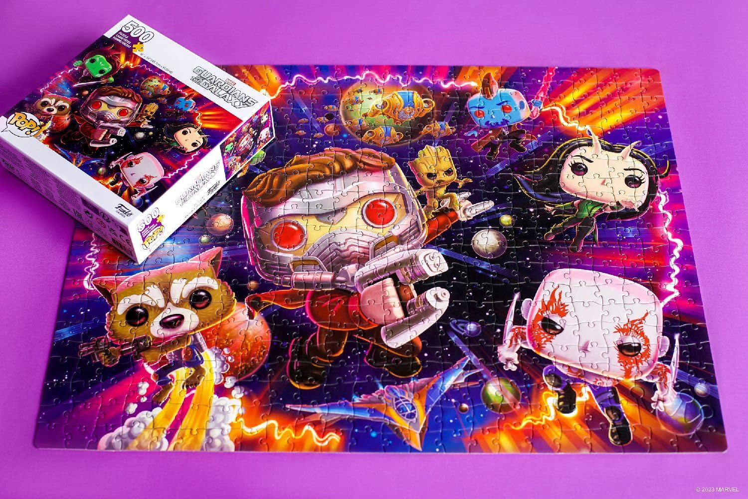 Amazon.com: Funko Pop! Marvel Puzzle: Guardians of The
